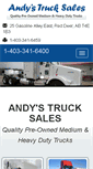 Mobile Screenshot of andystrucksales.com